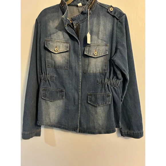Vintage Jean Jacket Size X Large Pre-Loved, Worn and Soft - Picture 4 of 9
